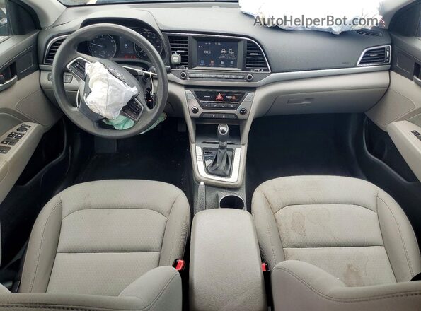 KMHD84LF4JU449298 2018 HYUNDAI ELANTRA Black Vista del salpicadero