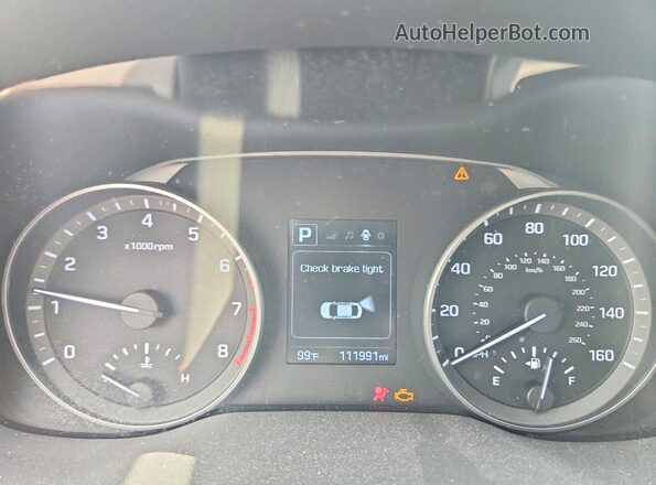 KMHD84LF4JU449298 2018 HYUNDAI ELANTRA Black Vista del cuadro de instrumentos