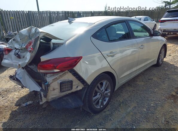 KMHD84LF4JU471687 2018 HYUNDAI ELANTRA Бежевый Задняя правая четверть