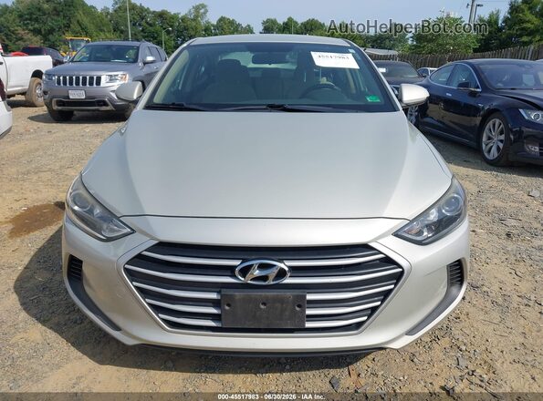 KMHD84LF4JU471687 2018 HYUNDAI ELANTRA Бежевый Вид задней части салона