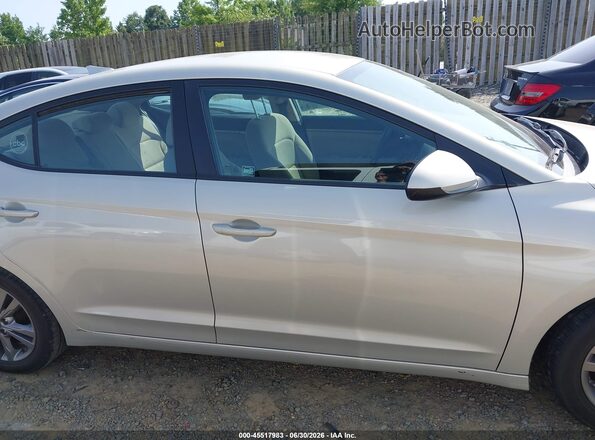 KMHD84LF4JU471687 2018 HYUNDAI ELANTRA Бежевый Панорамный вид салона 360°