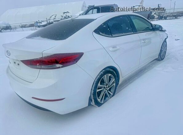 KMHD84LF4JU521598 2018 HYUNDAI ELANTRA White Հետևի աջ