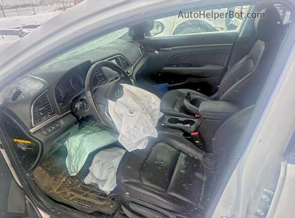 KMHD84LF4JU521598 2018 HYUNDAI ELANTRA White Դիմացի տեսք