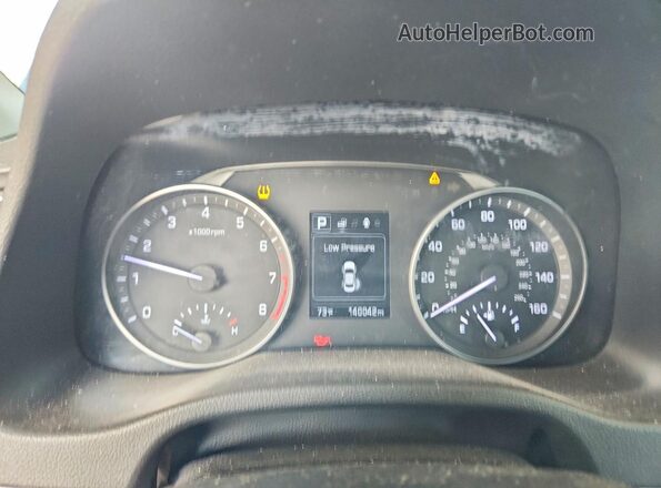 KMHD84LF4JU665832 2018 HYUNDAI ELANTRA Blue Vista del cuadro de instrumentos