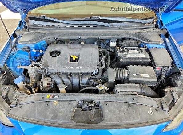 KMHD84LF4JU665832 2018 HYUNDAI ELANTRA Blue Vista interior trasera
