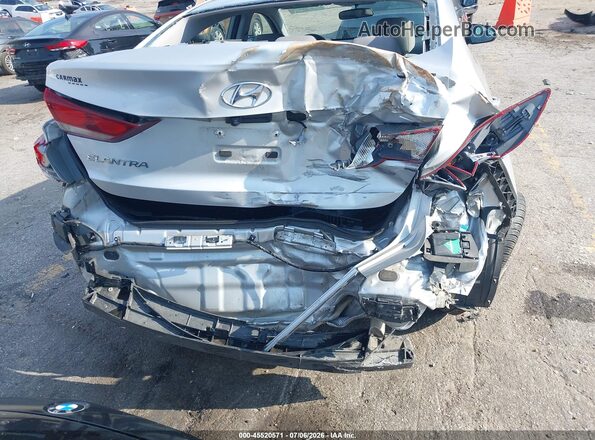 KMHD84LF4JU718061 2018 HYUNDAI ELANTRA Silver Vista frontal