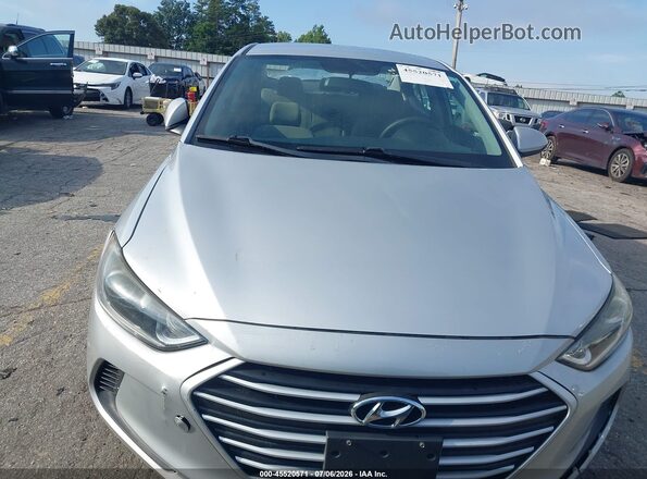 KMHD84LF4JU718061 2018 HYUNDAI ELANTRA Silver Vista del cuadro de instrumentos