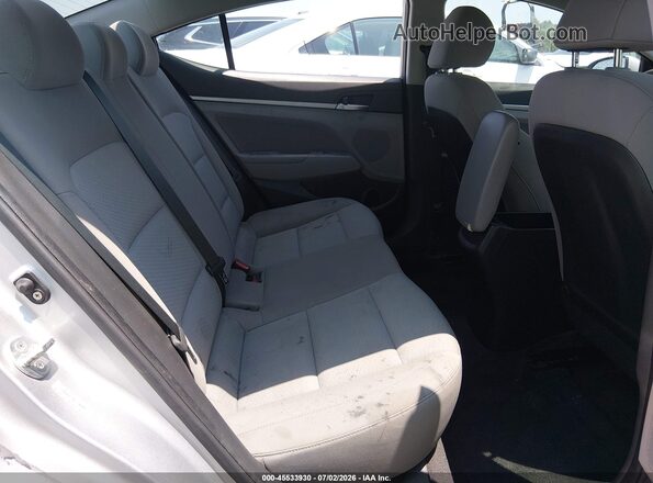 KMHD84LF4KU746606 2019 HYUNDAI ELANTRA Silver Vista de la etiqueta del VIN