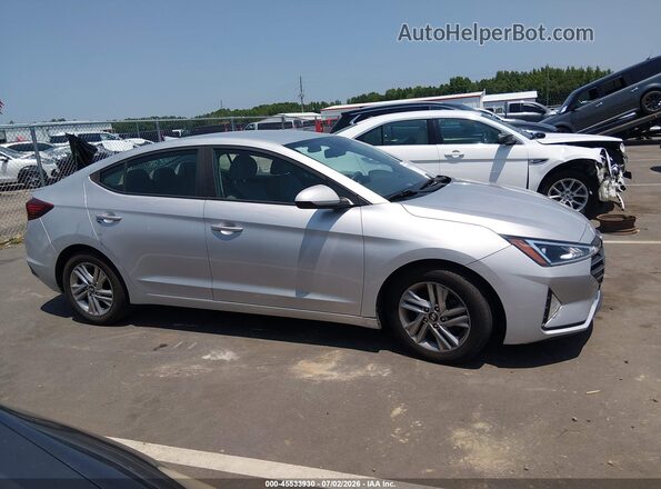 KMHD84LF4KU746606 2019 HYUNDAI ELANTRA Silver Vista del cuadro de instrumentos