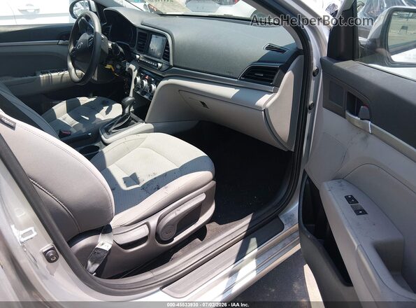 KMHD84LF4KU746606 2019 HYUNDAI ELANTRA Silver Vista interior delantera