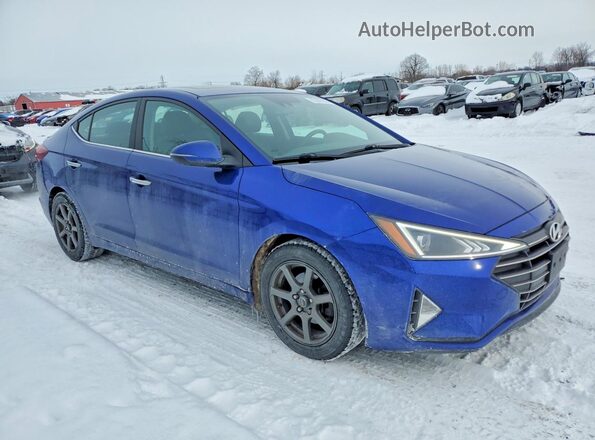 KMHD84LF4KU774454 2019 HYUNDAI ELANTRA Blue Առջևի աջ