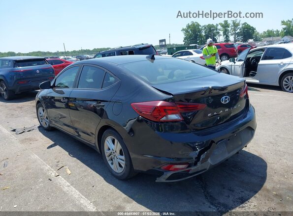 KMHD84LF4KU863621 2019 HYUNDAI ELANTRA Black Задня ліва чверть