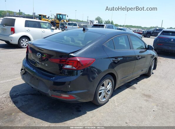 KMHD84LF4KU863621 2019 HYUNDAI ELANTRA Black Задня права чверть
