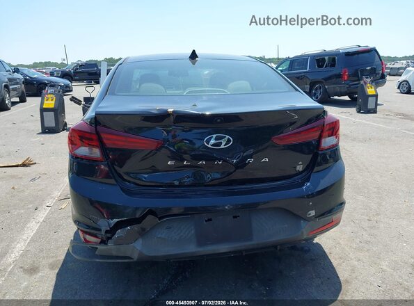 KMHD84LF4KU863621 2019 HYUNDAI ELANTRA Black Вид спереду