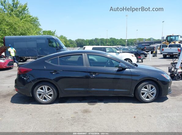 KMHD84LF4KU863621 2019 HYUNDAI ELANTRA Black Вид задньої частини салону