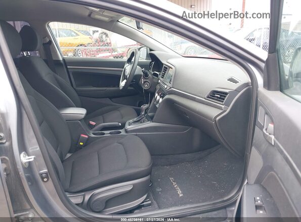 KMHD84LF4KU872741 2019 HYUNDAI ELANTRA Gray წინა სალონის ხედი