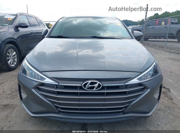 KMHD84LF4KU872741 2019 HYUNDAI ELANTRA Gray ხელსაწყოთა პანელის ხედი