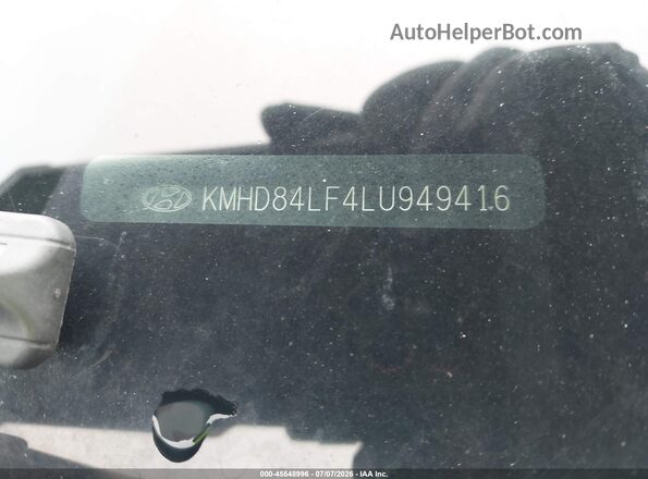 KMHD84LF4LU949416 2020 HYUNDAI ELANTRA Gray Widok komory silnika