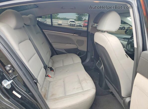 KMHD84LF5HU064245 2017 HYUNDAI ELANTRA Black Vista de los asientos traseros