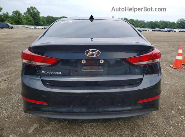 KMHD84LF5HU064245 2017 HYUNDAI ELANTRA Black Vista trasera