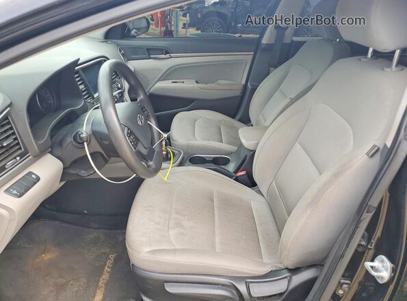 KMHD84LF5HU064245 2017 HYUNDAI ELANTRA Black Vista interior delantera