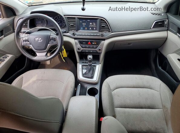 KMHD84LF5HU064245 2017 HYUNDAI ELANTRA Black Vista del salpicadero
