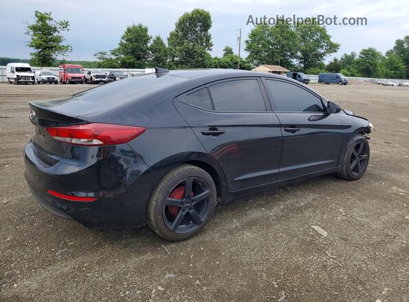 KMHD84LF5HU064245 2017 HYUNDAI ELANTRA Black Trasero derecho
