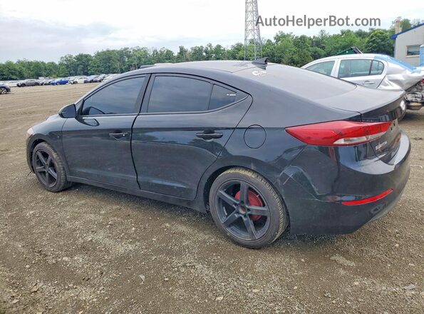 KMHD84LF5HU064245 2017 HYUNDAI ELANTRA Black Trasero izquierdo