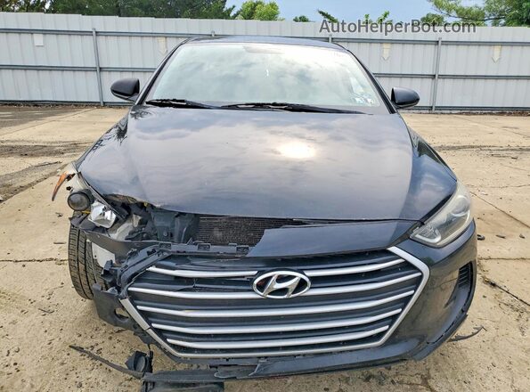 KMHD84LF5HU064245 2017 HYUNDAI ELANTRA Black Vista frontal