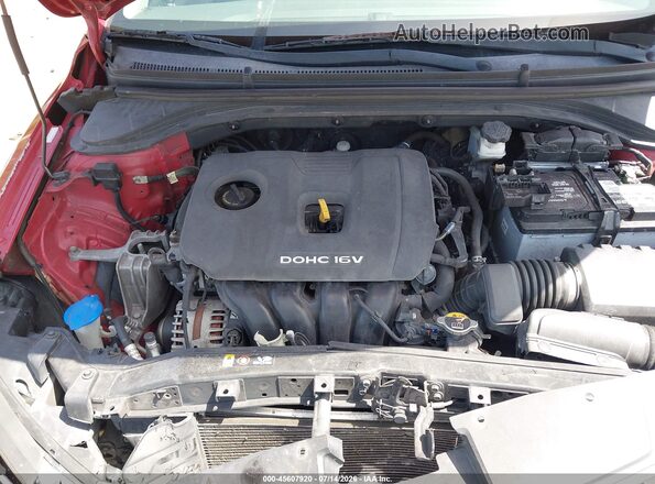 KMHD84LF5HU103853 2017 HYUNDAI ELANTRA Red უკანა ხედი