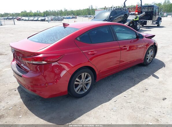 KMHD84LF5HU103853 2017 HYUNDAI ELANTRA Red უკანა მარჯვენა