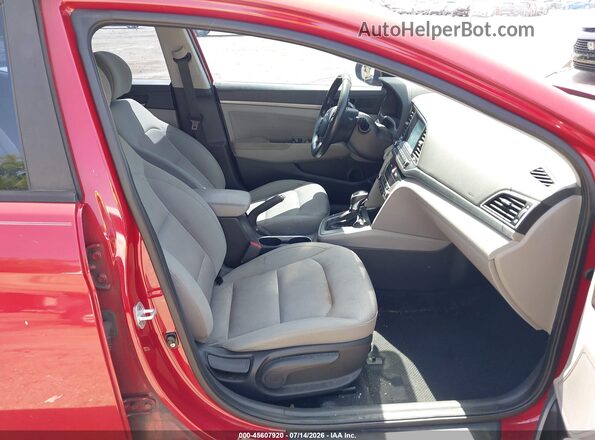 KMHD84LF5HU103853 2017 HYUNDAI ELANTRA Red წინა სალონის ხედი