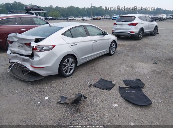 KMHD84LF5HU146783 2017 HYUNDAI ELANTRA Серебряный Задняя правая четверть