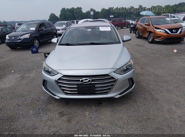 KMHD84LF5HU146783 2017 HYUNDAI ELANTRA Серебряный Вид щитка приборов