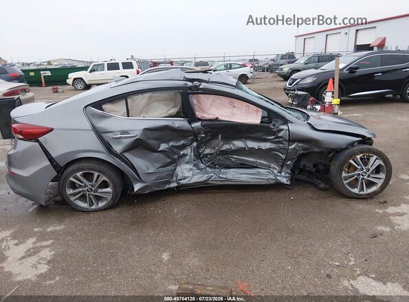 KMHD84LF5HU148923 2017 HYUNDAI ELANTRA Gray Front view
