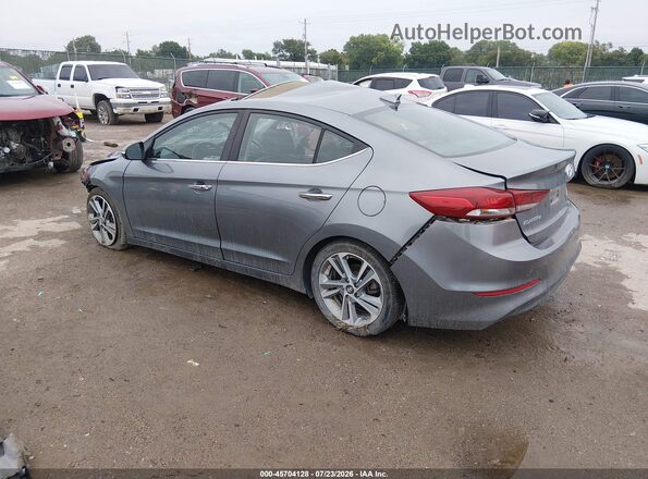 KMHD84LF5HU148923 2017 HYUNDAI ELANTRA Gray Rear left