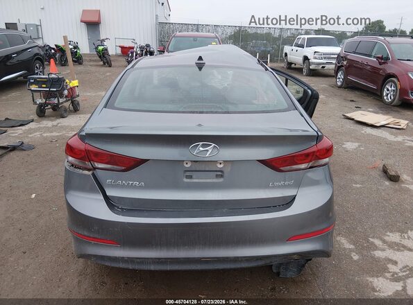 KMHD84LF5HU148923 2017 HYUNDAI ELANTRA Gray 