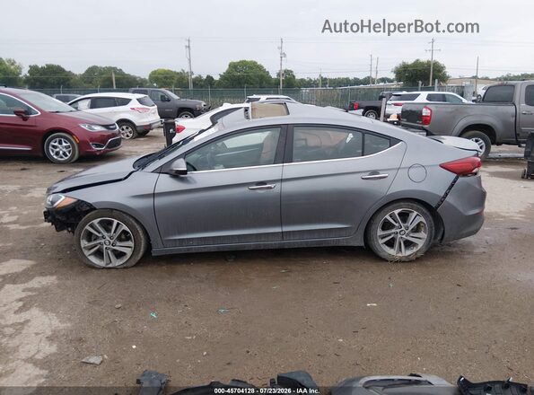 KMHD84LF5HU148923 2017 HYUNDAI ELANTRA Gray 
