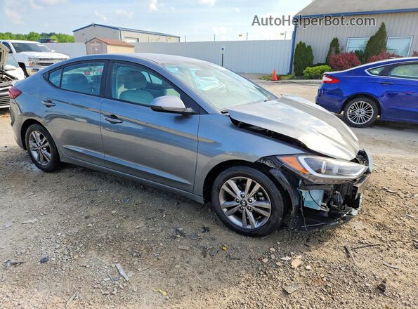 KMHD84LF5HU151580 2017 HYUNDAI ELANTRA Gray Front right