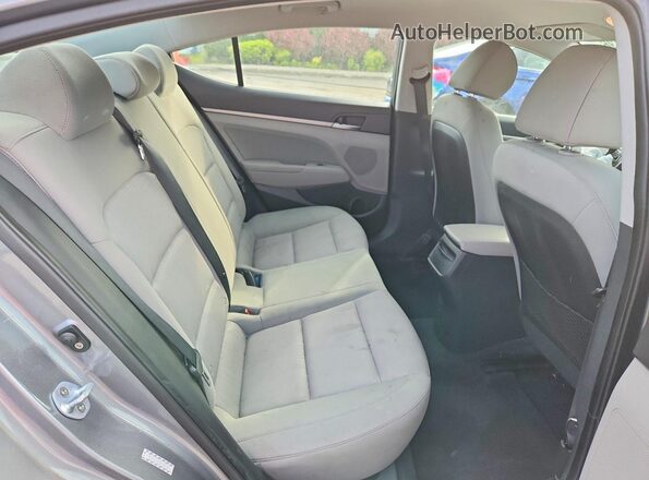 KMHD84LF5HU151580 2017 HYUNDAI ELANTRA Gray Rear seats view