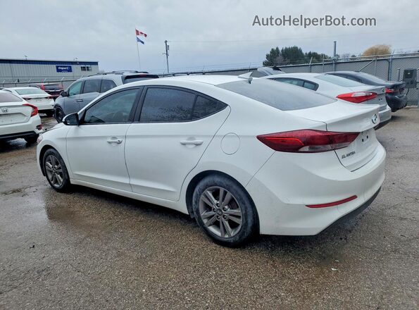 KMHD84LF5HU169495 2017 HYUNDAI ELANTRA White Задня ліва чверть