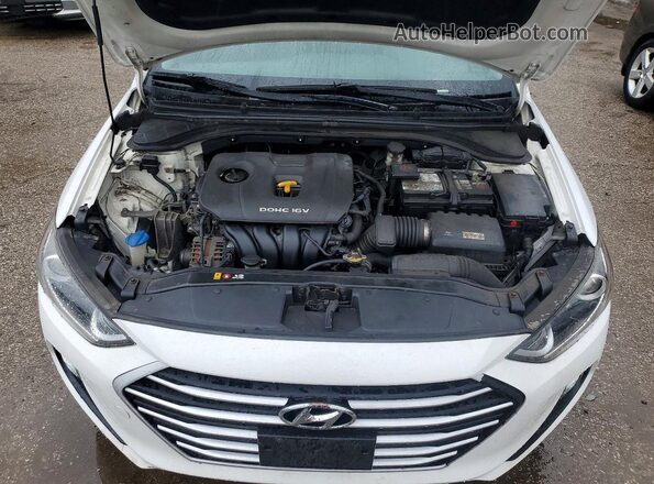 KMHD84LF5HU169495 2017 HYUNDAI ELANTRA White Вид задньої частини салону