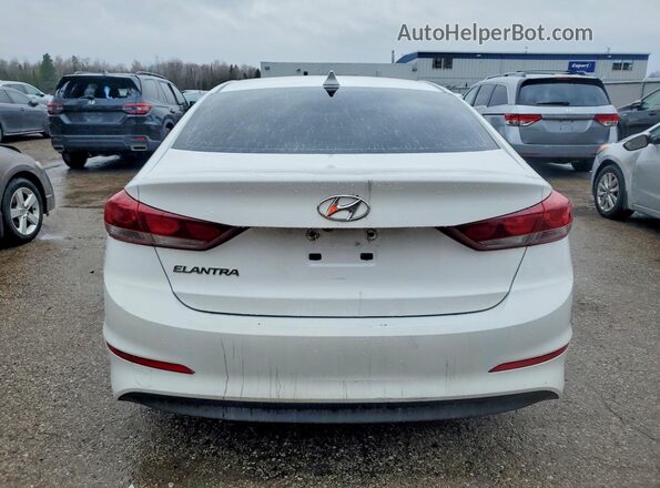 KMHD84LF5HU169495 2017 HYUNDAI ELANTRA White Вид ззаду