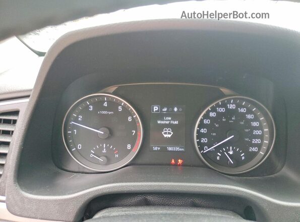 KMHD84LF5HU169495 2017 HYUNDAI ELANTRA White Вид щитка приладів