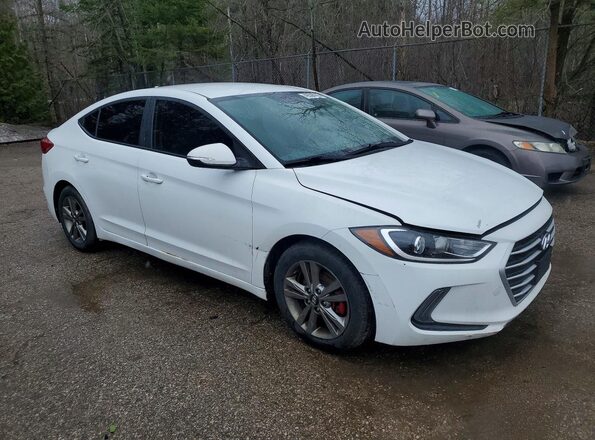 KMHD84LF5HU169495 2017 HYUNDAI ELANTRA White Передня права чверть