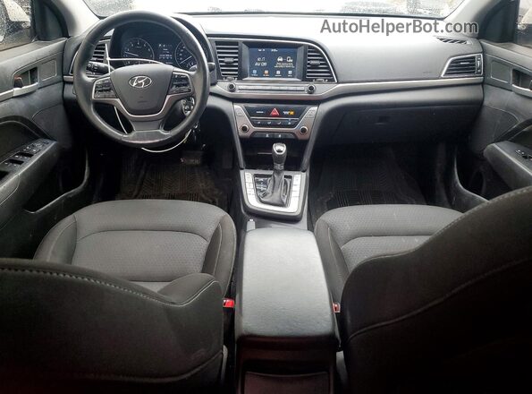 KMHD84LF5HU169495 2017 HYUNDAI ELANTRA White Вид панелі приладів