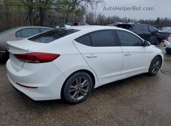 KMHD84LF5HU169495 2017 HYUNDAI ELANTRA White Задня права чверть
