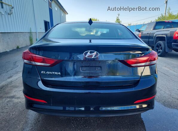 KMHD84LF5HU176754 2017 HYUNDAI ELANTRA Black Հետևի տեսք