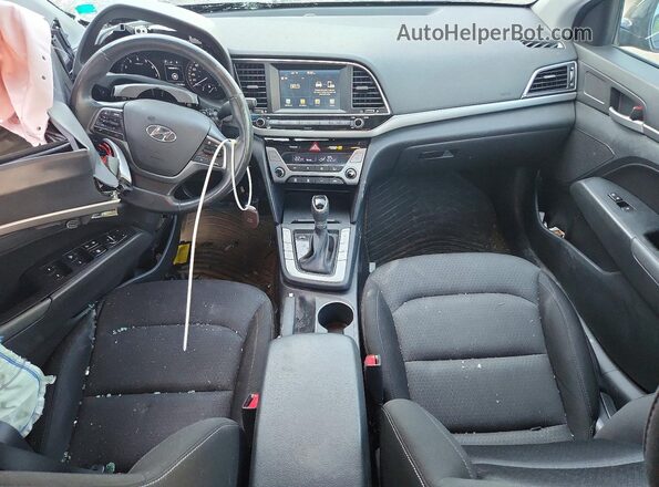 KMHD84LF5HU176754 2017 HYUNDAI ELANTRA Black Առջևի վահանակի տեսք