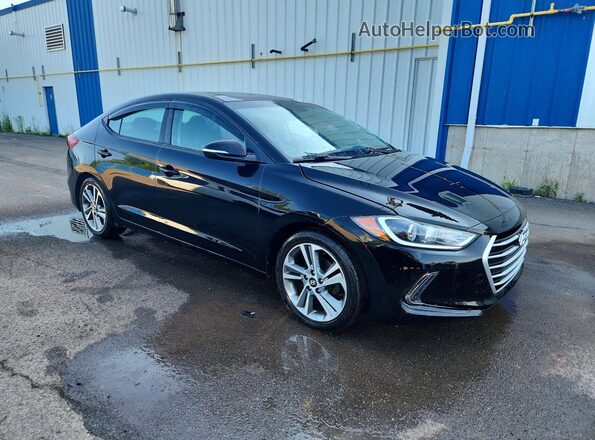 KMHD84LF5HU176754 2017 HYUNDAI ELANTRA Black Առջևի աջ